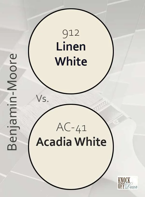 Acadia White vs Linen White – Color Profiles and Visual Feel