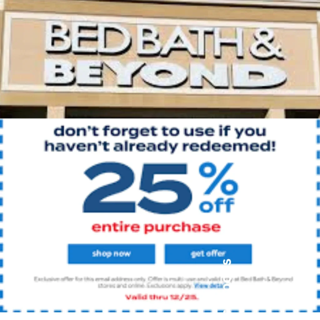 Alternative Payment Options at Bed Bath Beyond