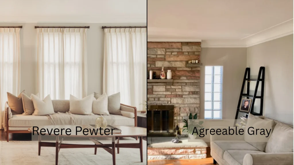 Applying Revere Pewter in Living Spaces