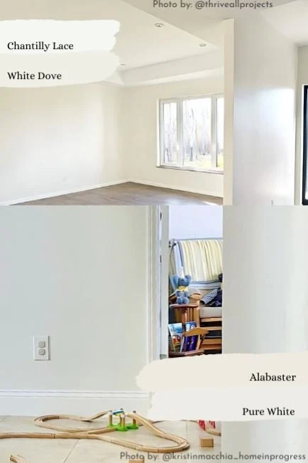 Applying Simply White vs Alabaster in Different Rooms
