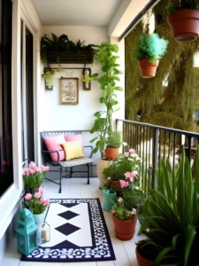 Balcony décor with clay plant pots: A timeless foundation