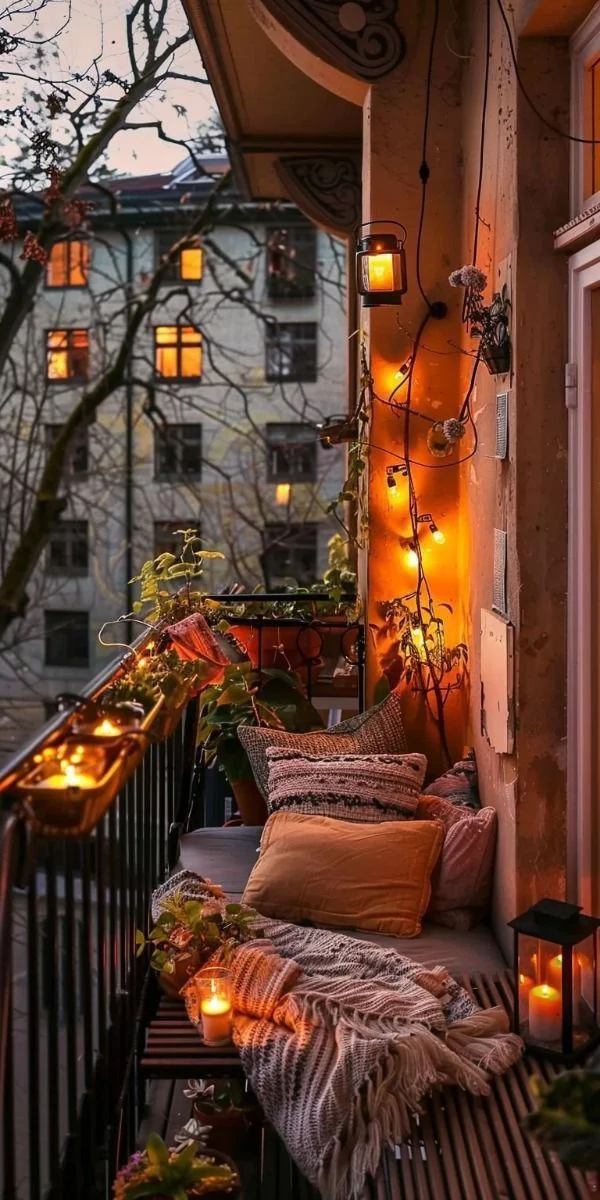 Balcony décor with simple lanterns: An Overview