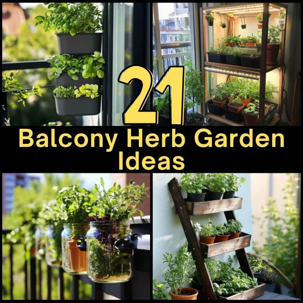 Balcony décor with small herb gardens: Planning the Perfect Layout