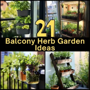 Balcony décor with small herb gardens: Planning the Perfect Layout