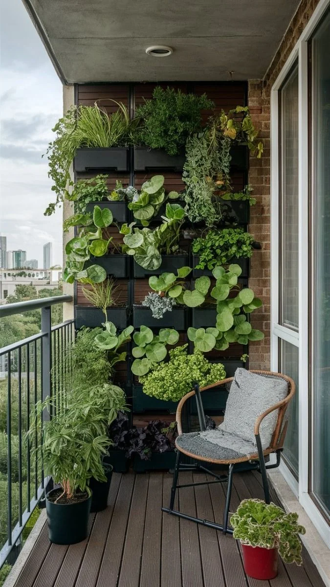 Balcony décor with small herb planters: Planning Your Space