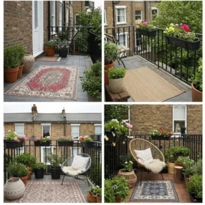 Balcony Rug Styling Inspiration: Choosing the Right Rug for Your Space