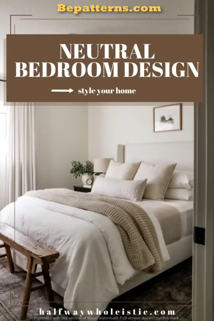 Bedroom Retreats Using Neutral Minimalism