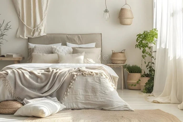 Bedroom Sanctuary: Softening Sleep Spaces with Woven Accents