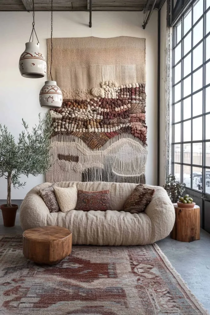 Benefits of woven textile wall décor in living spaces