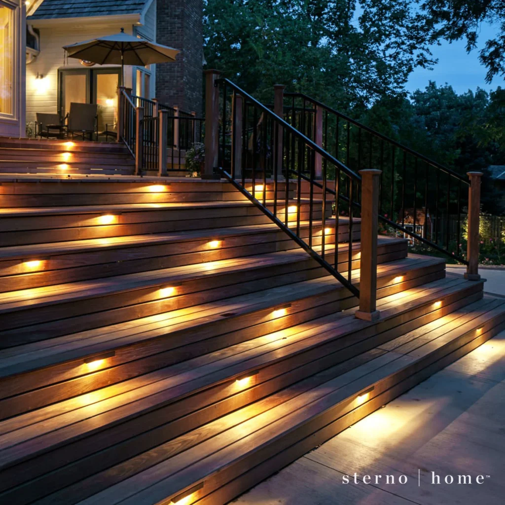 Best Locations for Rock Lights Illuminate Your Path in Style: Outdoor Stairs and Decks