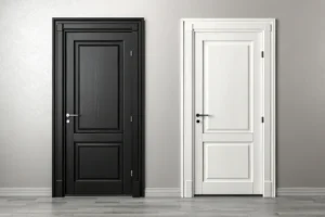 Black vs White Interior Doors: Understanding the Visual Impact