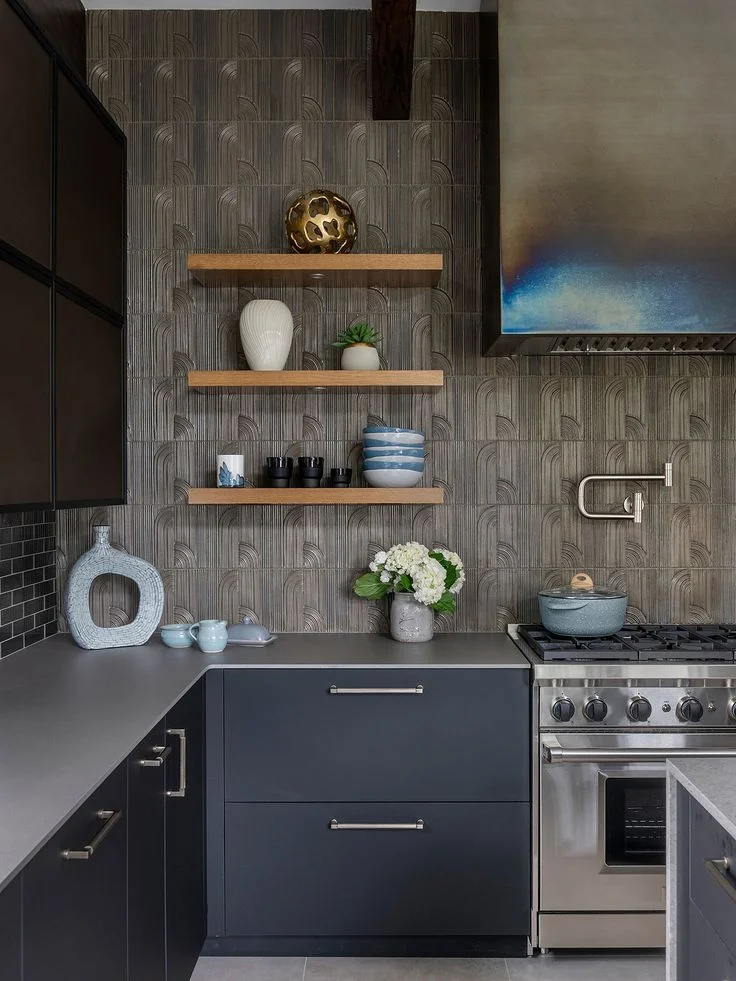 Bold Backsplashes as Centerpieces