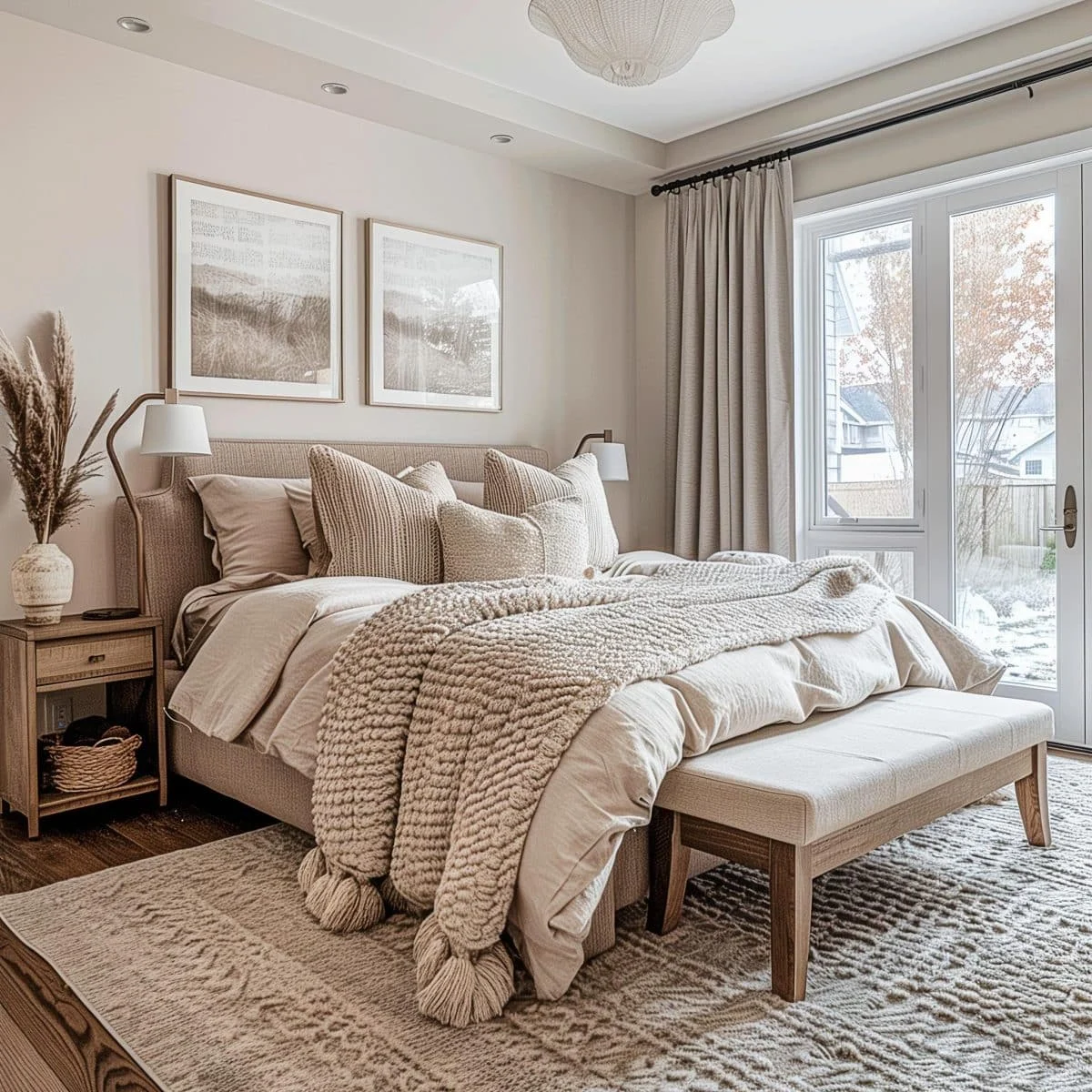 Calm Bedroom Design with Neutral Colors: Understanding the Power of a Soft Palette