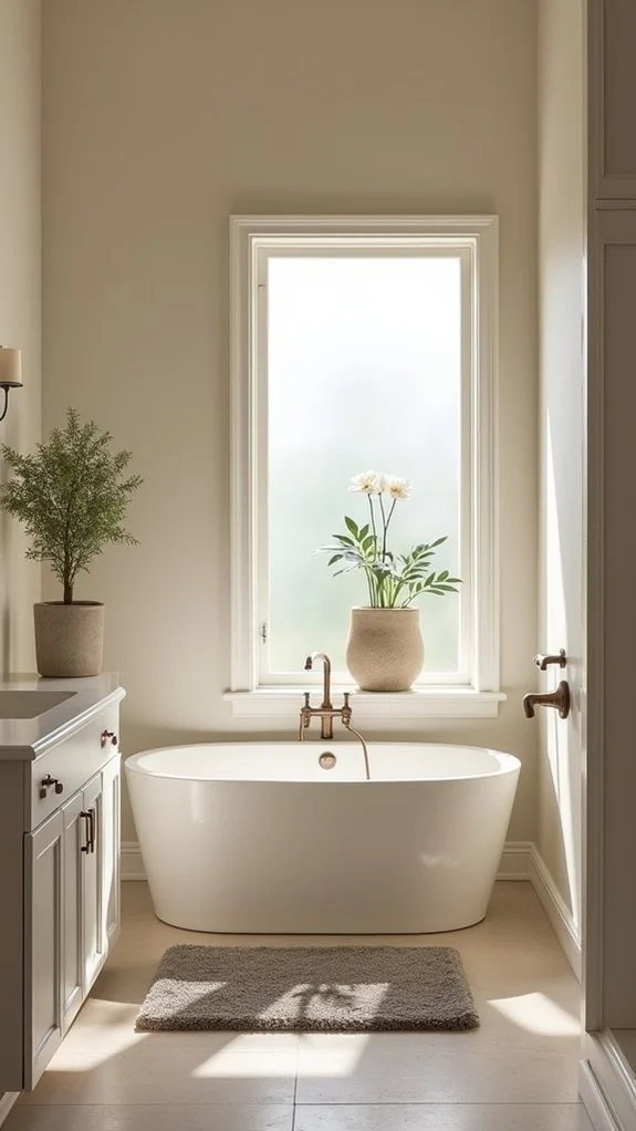 Calming Bathroom Interior Ideas: Soft Color Palettes That Whisper