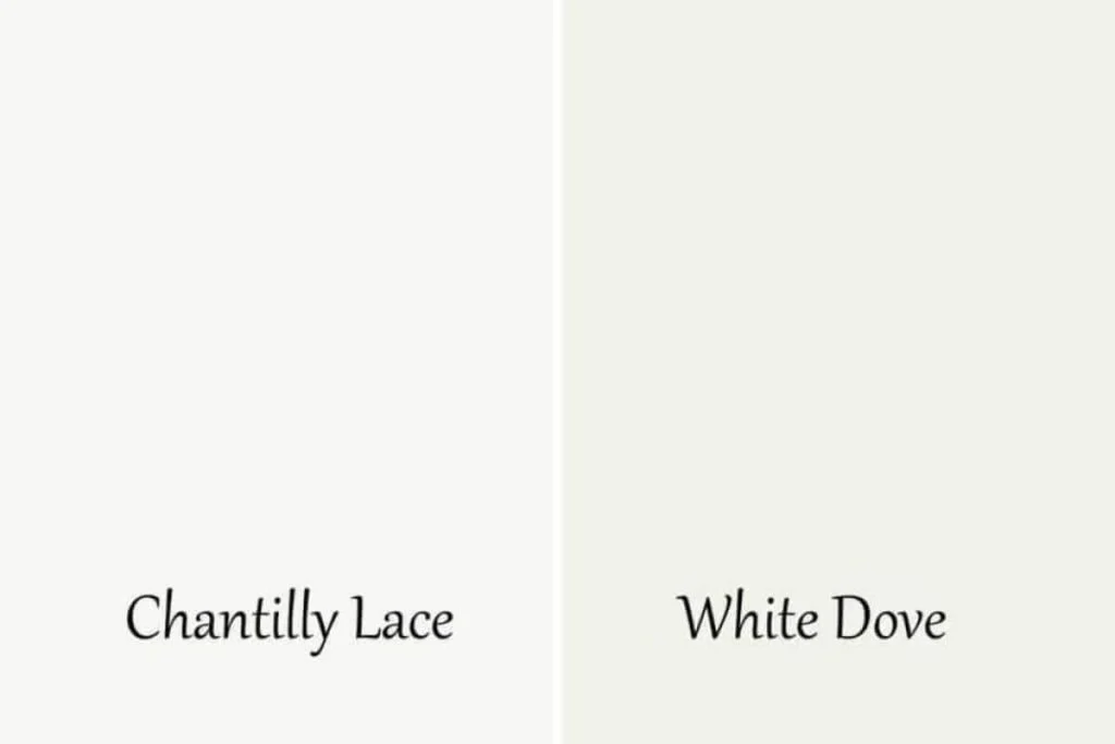 Chantilly Lace vs White Dove: Understanding the Core Differences