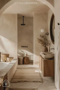 Choosing bathroom décor with calming décor pieces