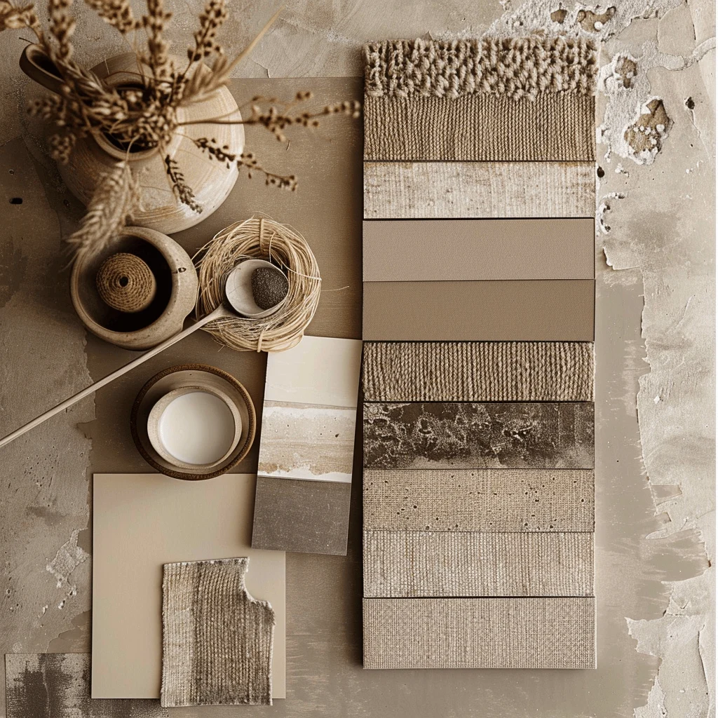 Choosing Materials and Textures that Complement Warm Neutral Tones