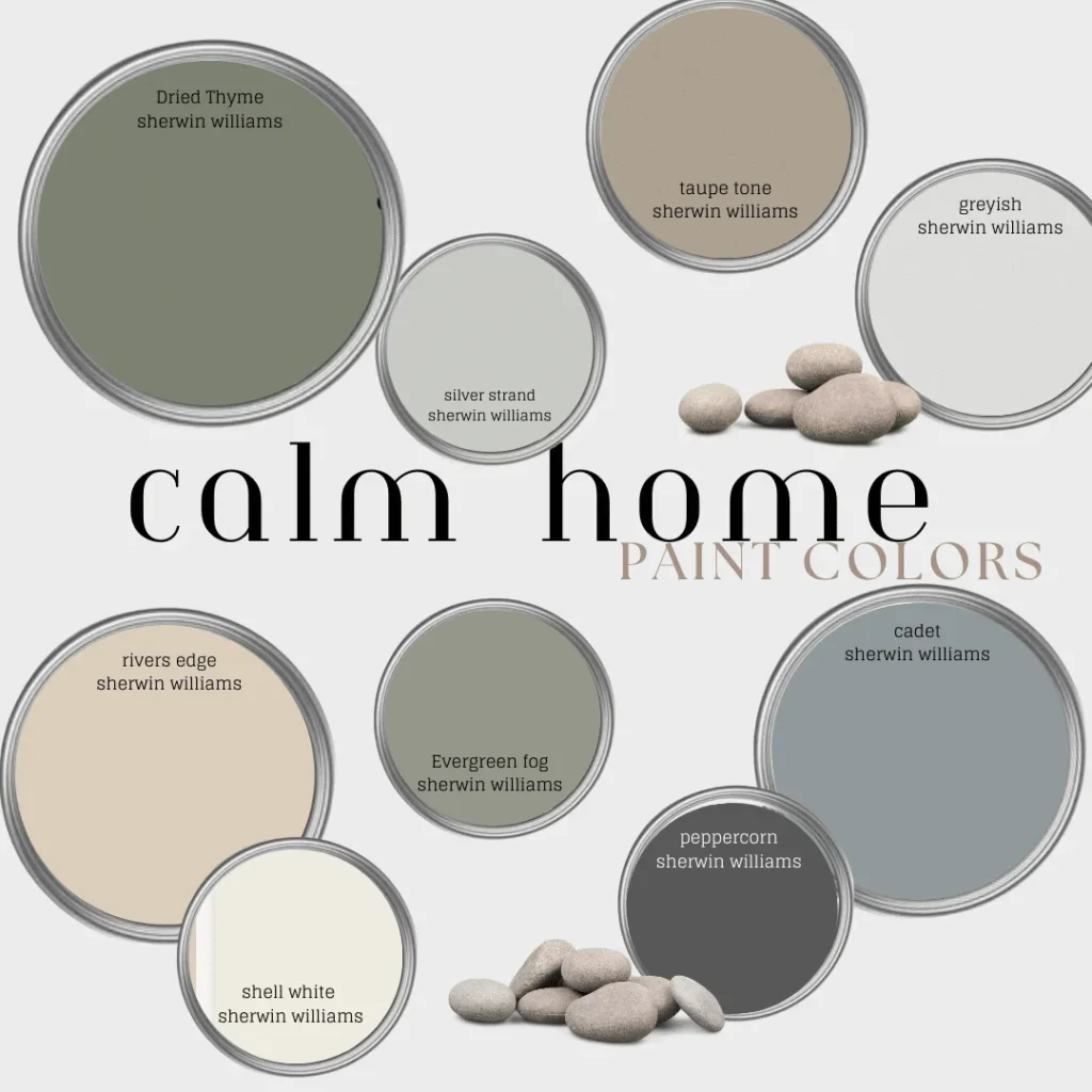 Choosing the Right Base Colors for Calm Home Color Palette Inspiration