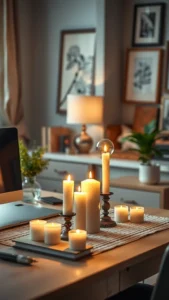 Choosing the Right Candles for a Cozy Workspace Décor with Candles