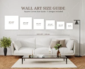 Choosing the Right Canvas Size and Scale for Modern Canvas Wall Décor Ideas