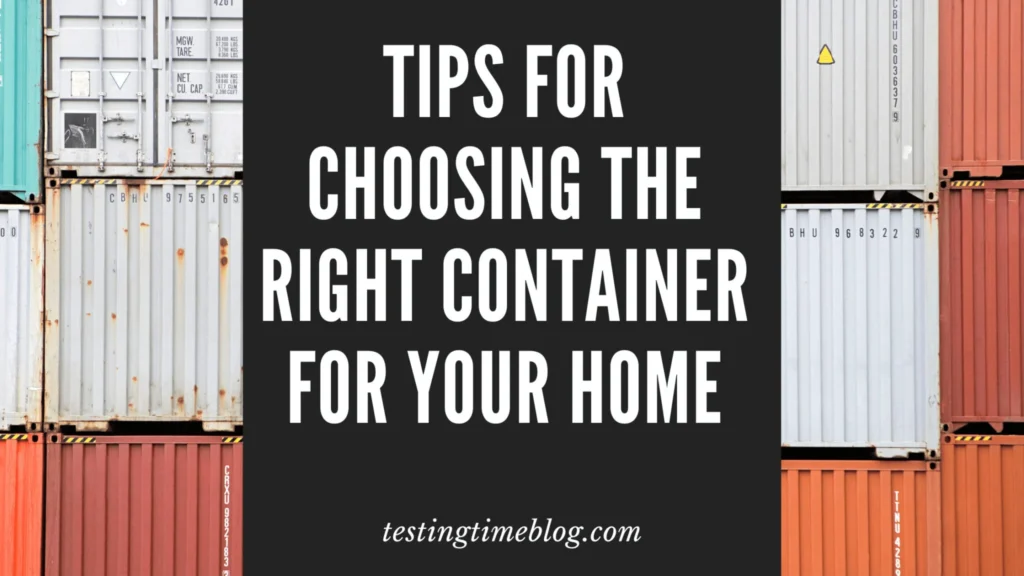 Choosing the Right Container: From Simple to Stylish