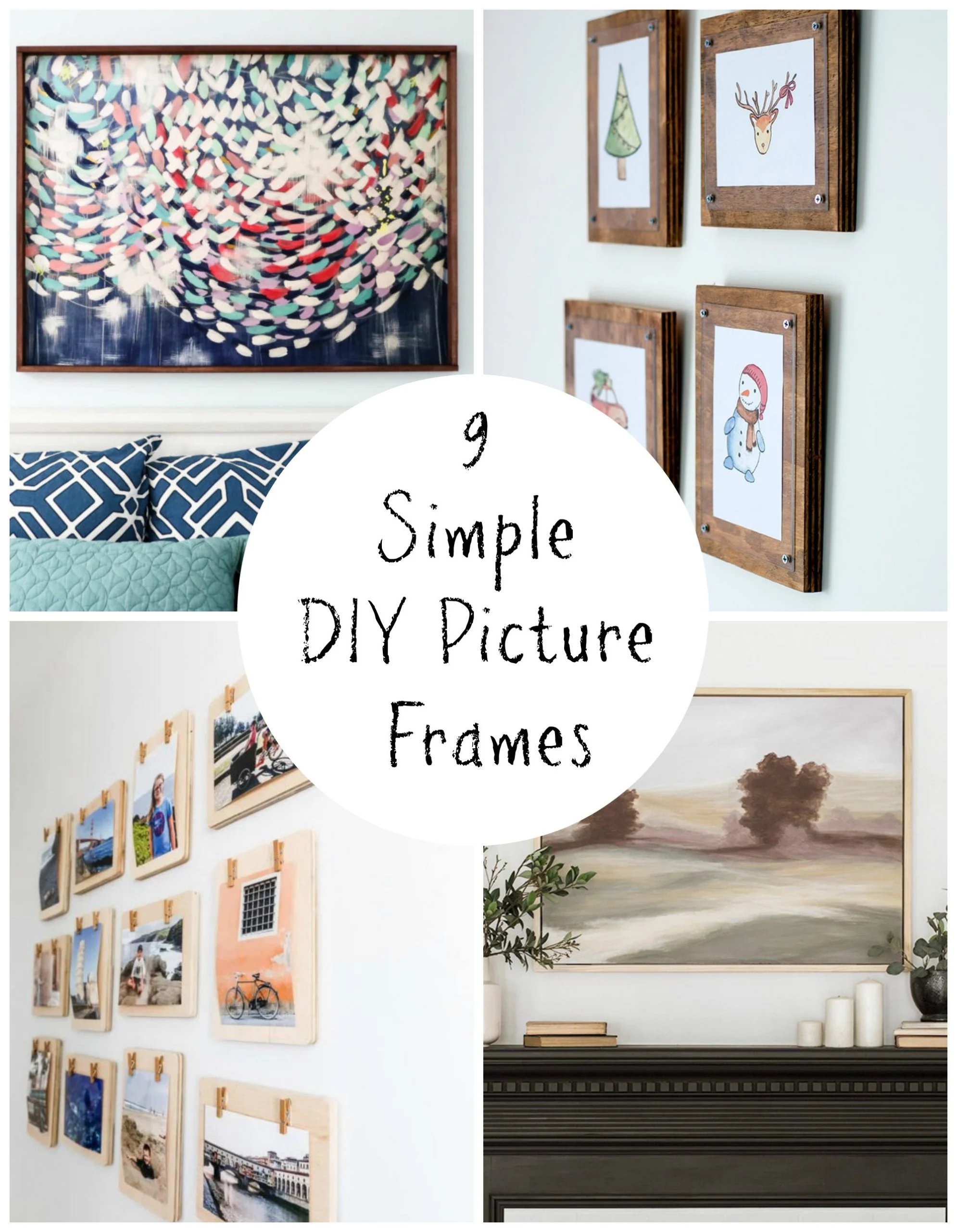 Choosing the Right Frames for Wall Décor with Simple Photo Frames
