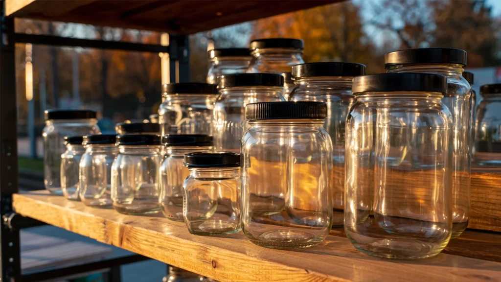Choosing the right glass jars for functional and aesthetic appeal