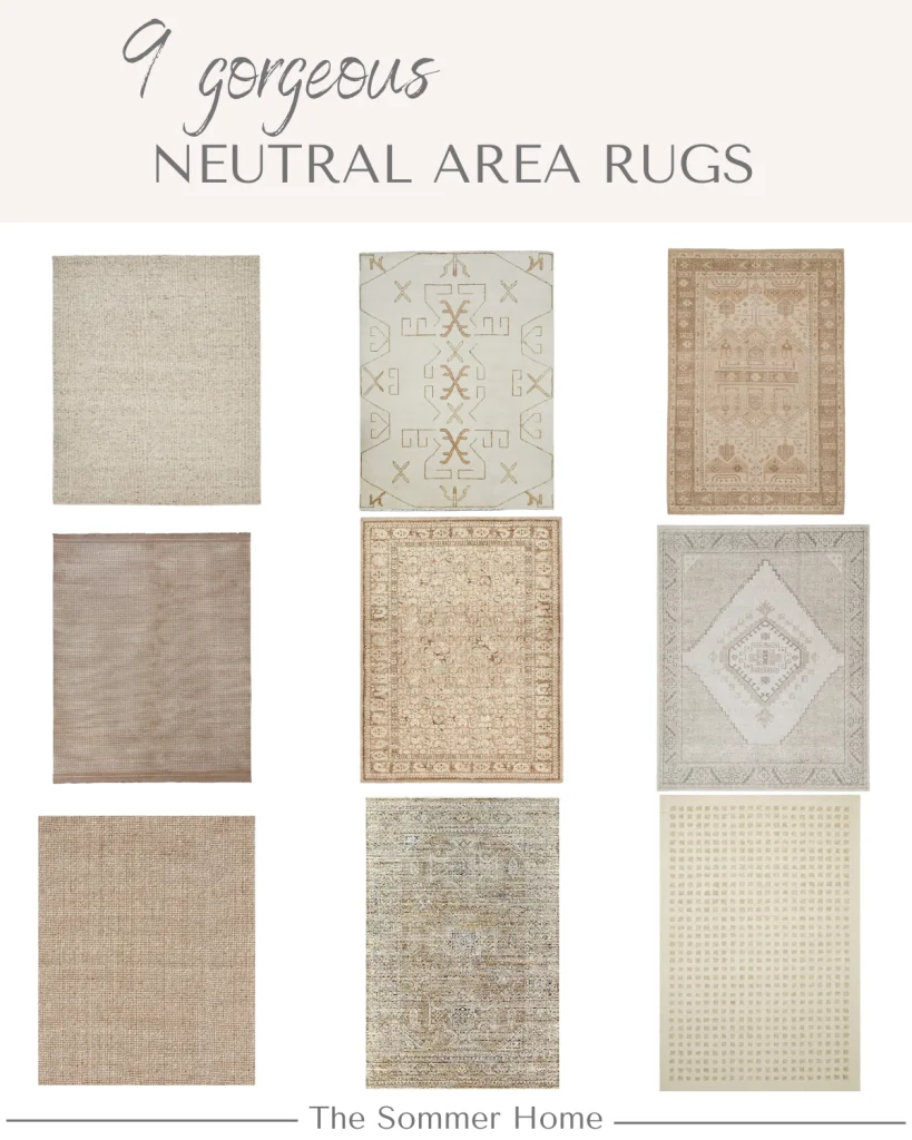 Choosing the right light neutral rug for your space