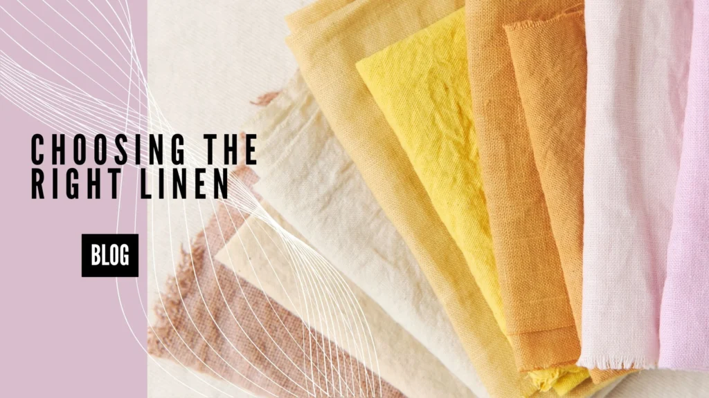 Choosing the right linen cushion fabrics and colors