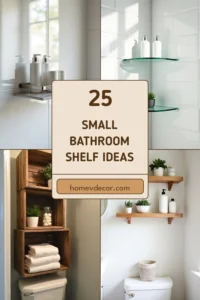 Choosing the Right Shelf for Small Bathroom Shelf Décor Ideas