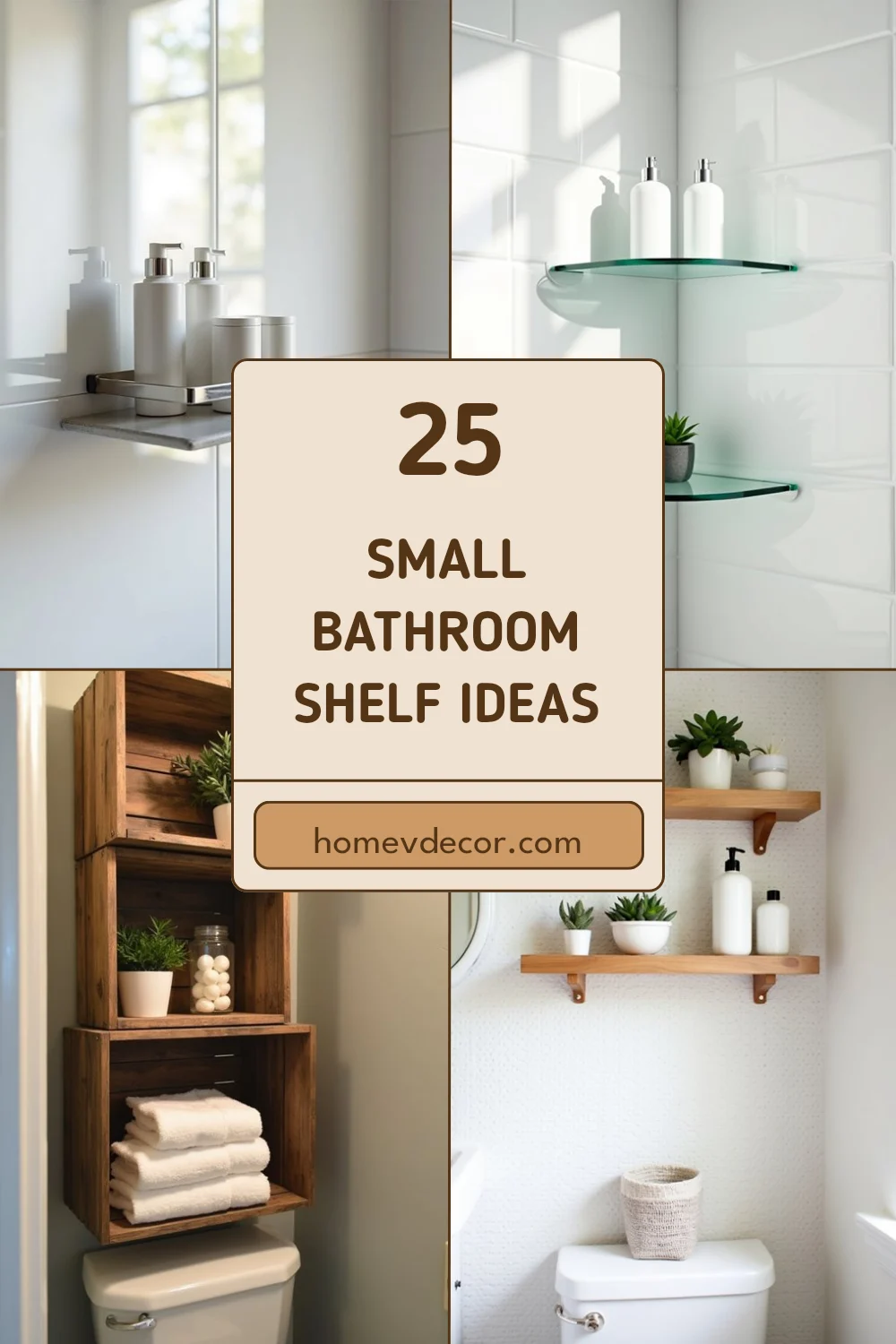 Choosing the Right Shelf for Small Bathroom Shelf Décor Ideas