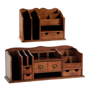 Choosing the Right Wood Types for Home Office Décor with Wooden Organizers