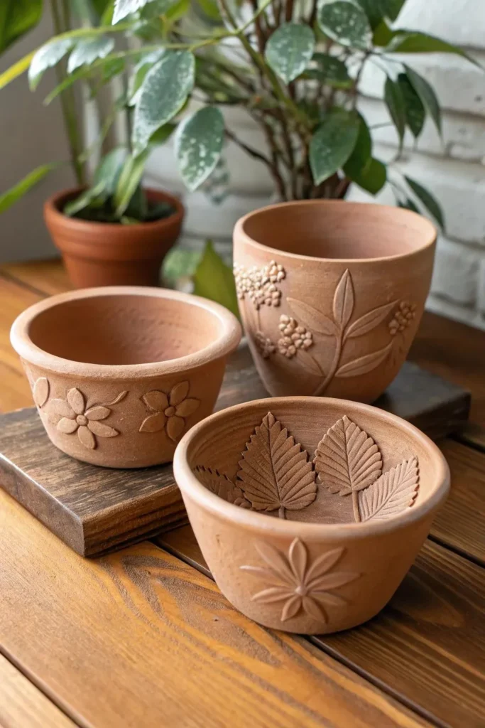 Clay Pots for Bedroom Tranquility