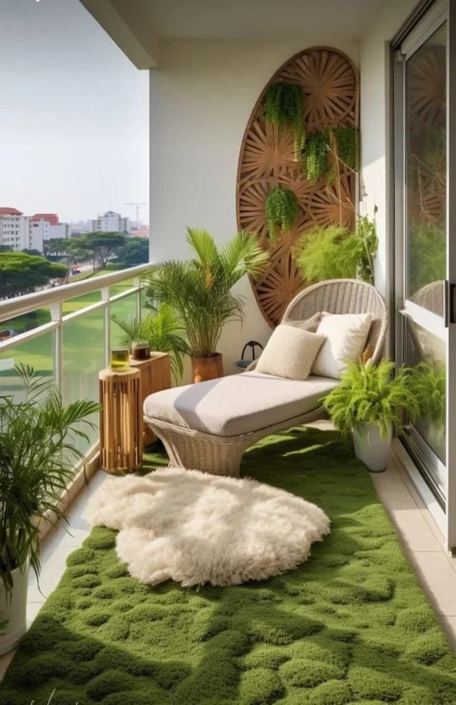 Color and Pattern Strategies for Balcony Décor with Simple Rugs