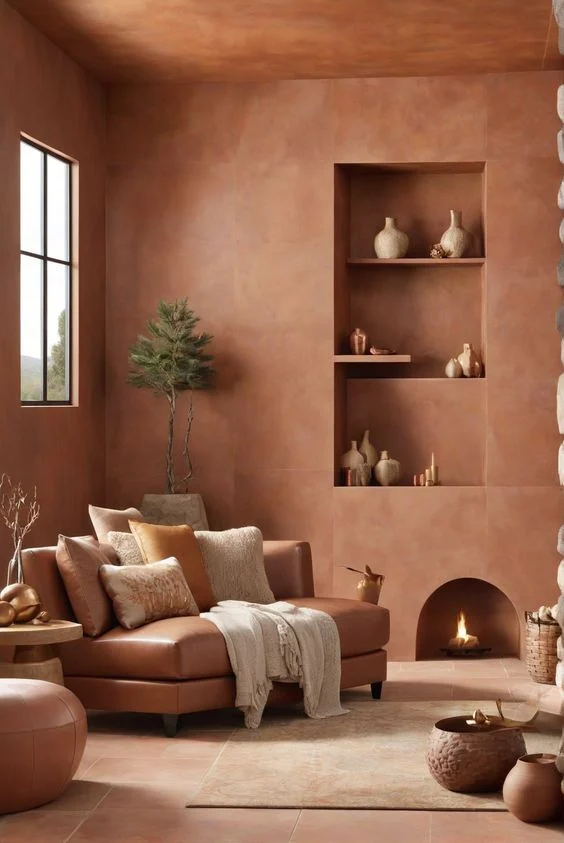Color and texture: Mixing clay with modern accents