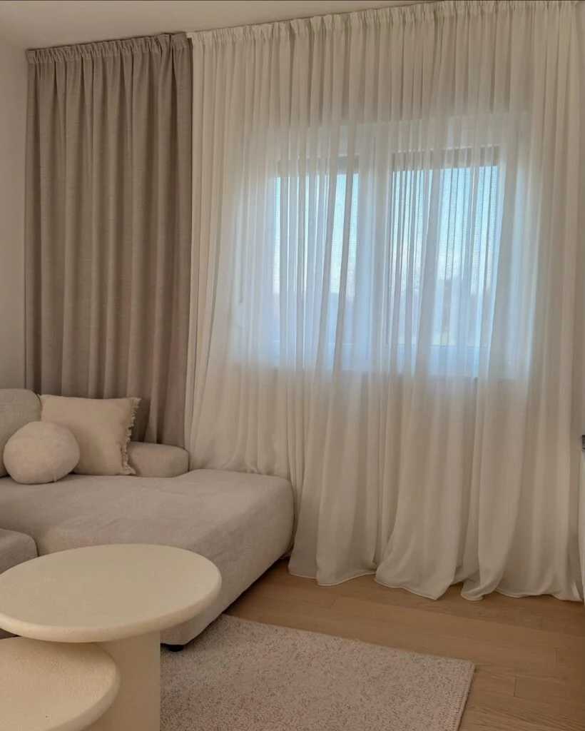 Color Harmony and Texture: Making Neutral Curtains Work