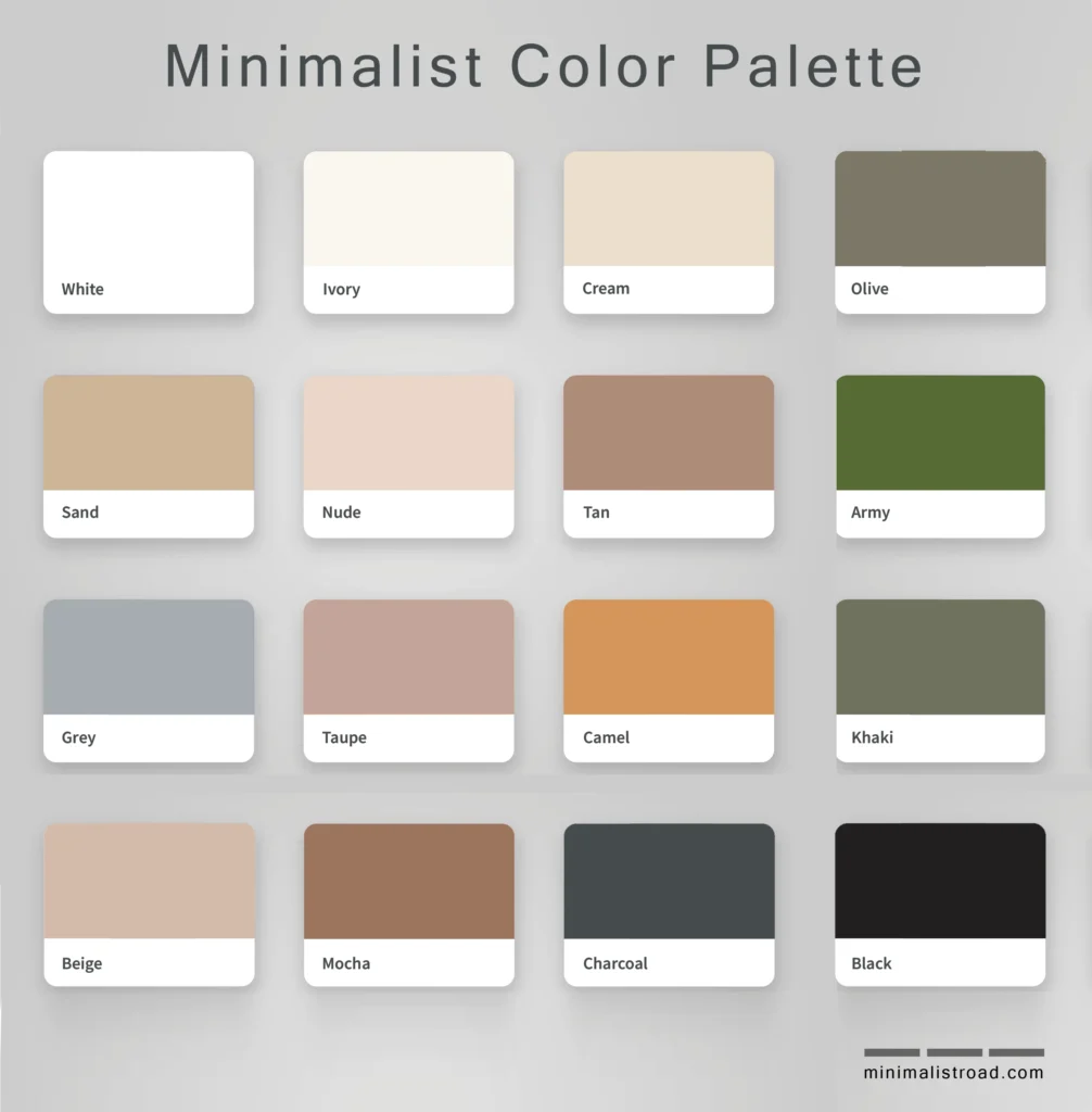 Color Palette and Materials that Complement Minimalist Art