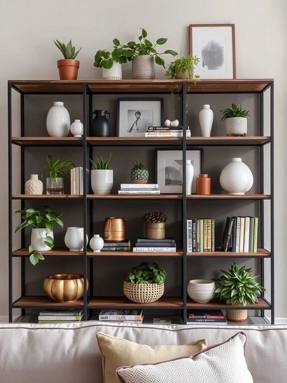 Color palettes and materials that elevate your wall shelf
