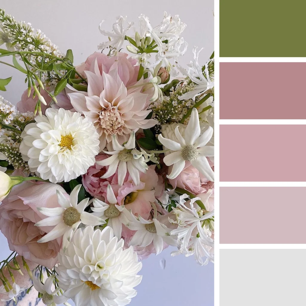 Color palettes that nurture serenity