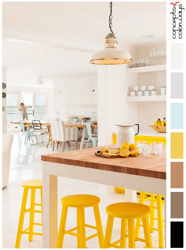 Colour Coordination: Using Accent Stools to Pull a Palette Together