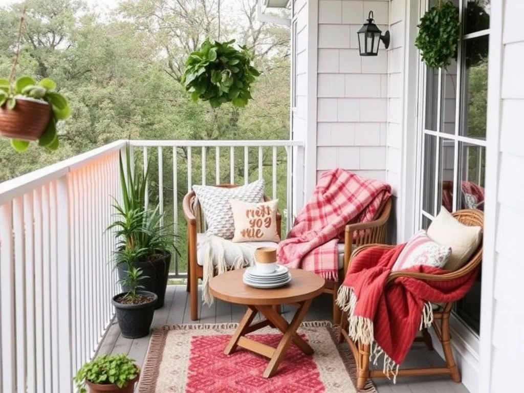 Cozy Balcony Blanket Styling Basics