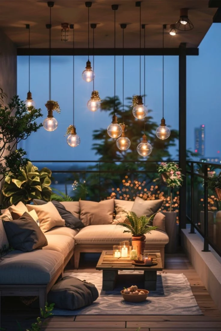 Cozy Balcony Lighting Inspiration: Understanding Light Layers