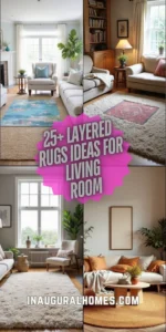 Cozy Living Room Layered Rug Styling: A Design Overview