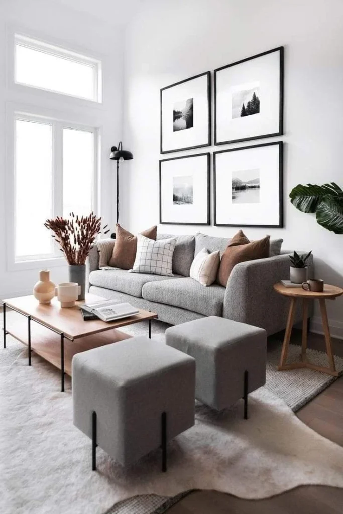 Creating Balance with Grey and Brown in Living Spaces