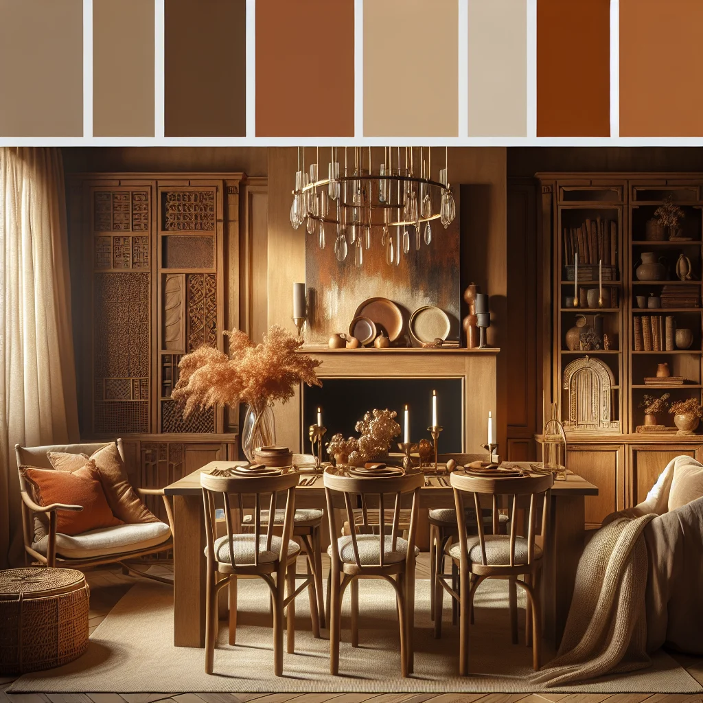 Creating Harmonious Color Pairings with Earth Tones