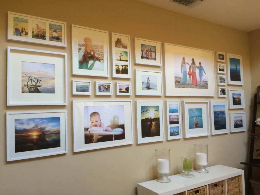 Creative Layouts for DIY home décor with simple frames