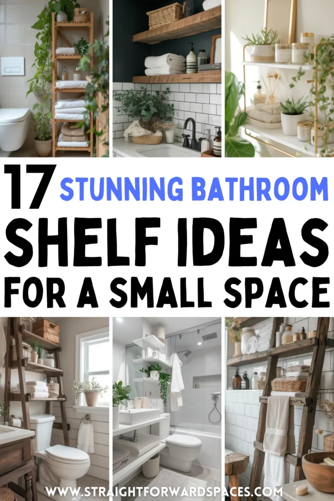 Creative Shelf Styles for Small Bathrooms