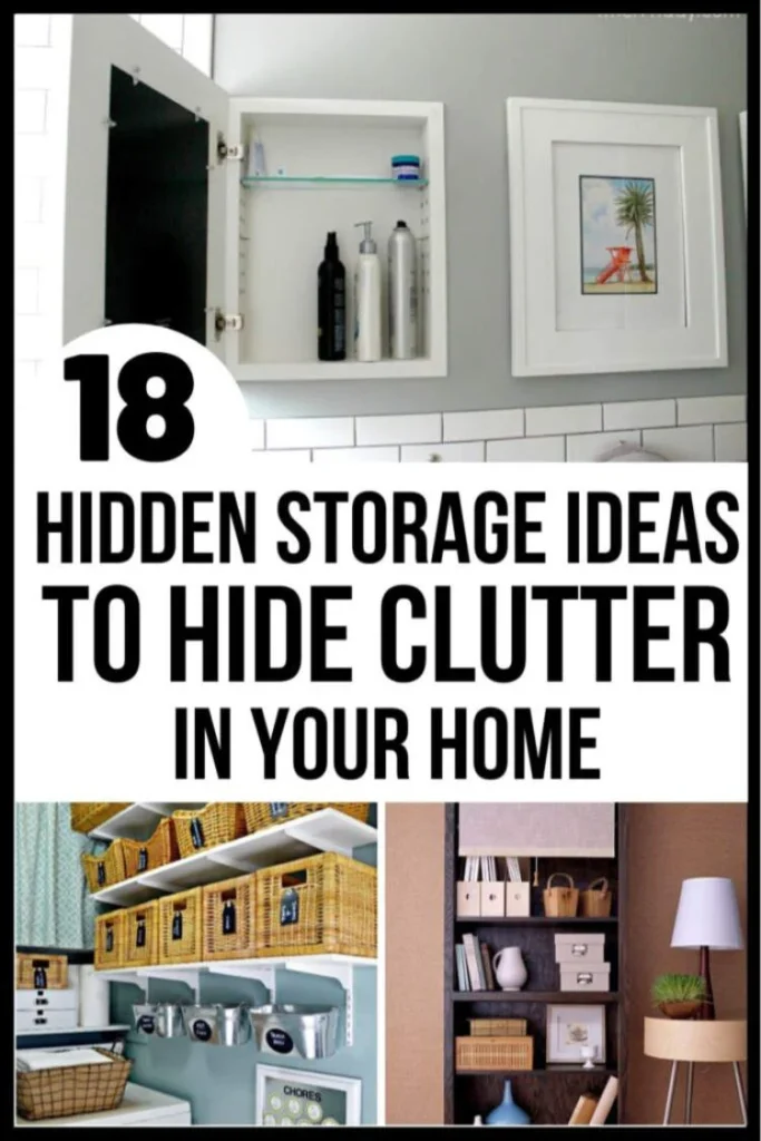 Creative storage solutions that hide the clutter