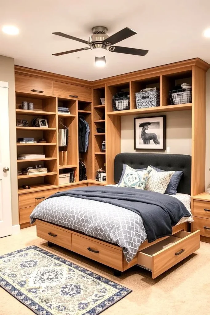 Creative Storage Solutions to Enhance Bedroom Inspiration for Apartments