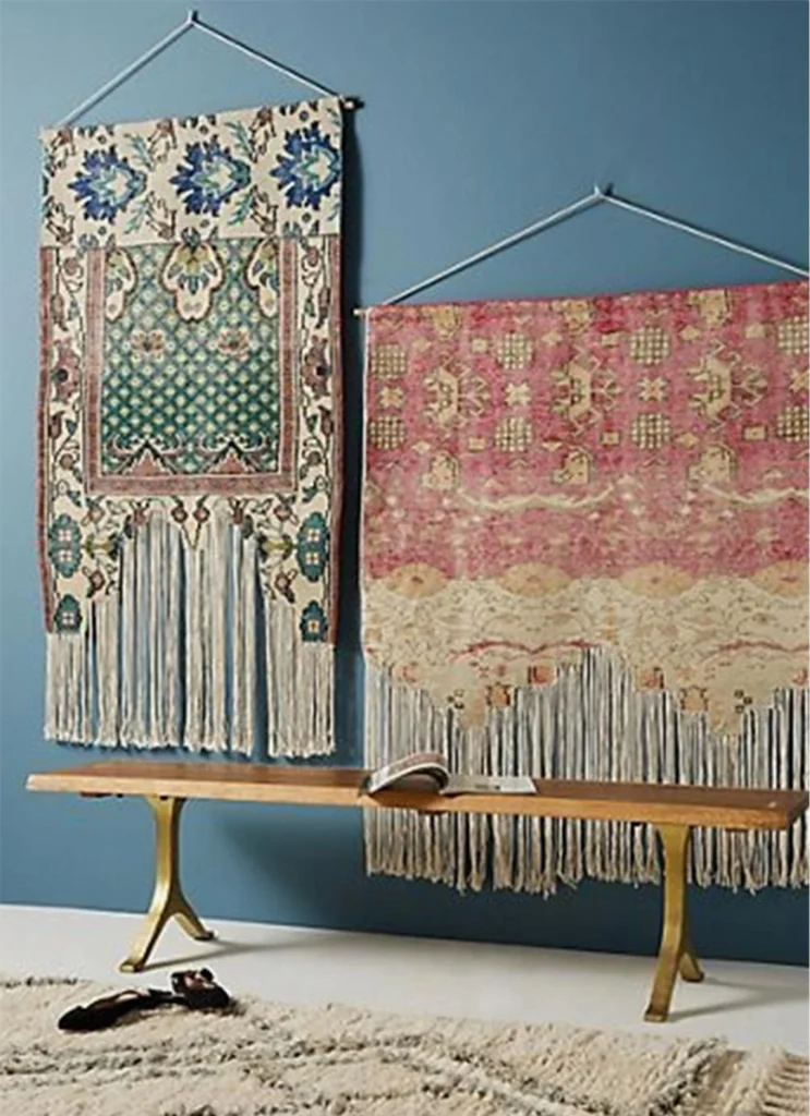 Creative Ways to Hang and Display wall décor with handwoven textiles